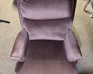 Purple/pink recliner