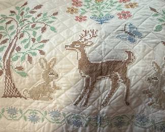 Deer & Rabbit Quilt
