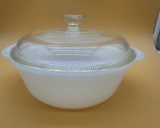 Fire-King Dish with lid