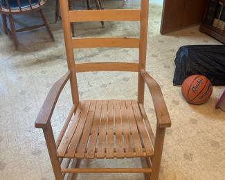 Wooden rocking chair , 