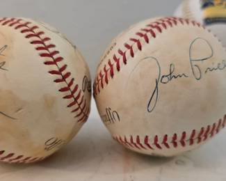 Mets John Price signed baseball