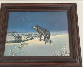 wolf art
