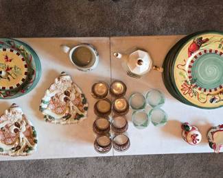 Christmas plates, Fitz & Floyd