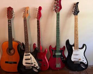 Acoustic Guitar and Electric, Bass