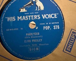 Paralyzed HMV MINT 78 Elvis