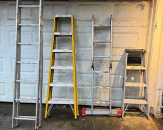 Large Medium and Small Ladders