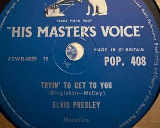 Tryin to get to yo HMV MINT 78 Elvis