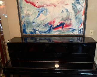Abstract Art and Samick JS 112 Piano