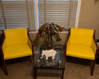 Yellow Chairs Retro