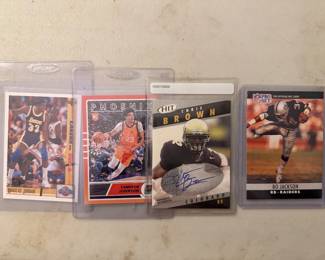 Basketball and Football Cards
