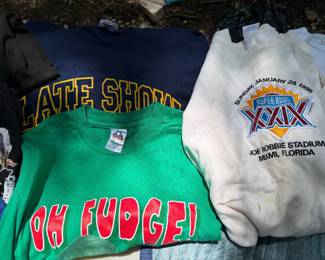 Vintage T Shirts Star Wars SuperBowl Christmas Story Movie David Letterman