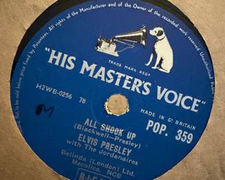 All Shook up HMV Mint 78 Elvis