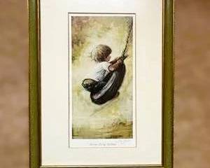 “Swing Low” by Su Etem – Framed Print – Inspirational Children Art