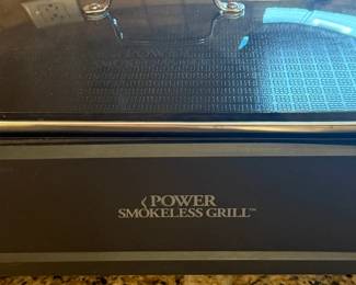 Air Fryer & Power Smokeless Grill Indoor Electric Grill Countertop Kitchen Appliance Bundle