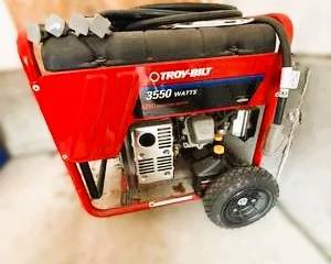 Troy-Bilt 3550W Generator – 5250 Starting Watts – Portable Gas Generator