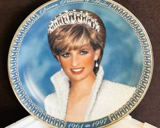 Princess Diana Franklin Mint Tribute Plate 1961–1997 Limited Edition Porcelain