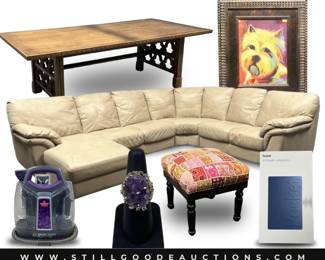 Artwork, vacuum cleaners, furniture, jewelry, electronics, appliances, and much more.