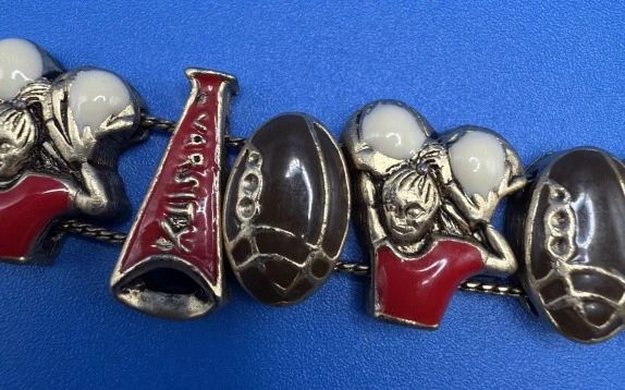 Nebraska football / spirt charm bracelet.