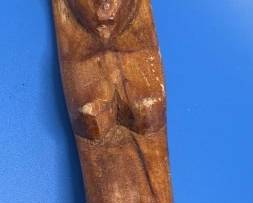 Carved back scratchers. 