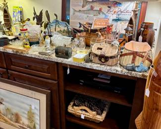 Fishing Baskets, Pine Cones