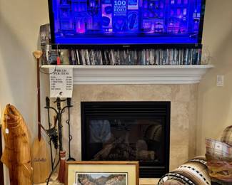 Sony TV, River and Fish Artwork 