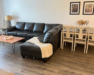 leather sectional sofa