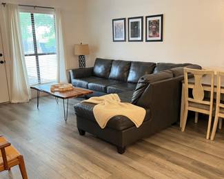 leather sectional sofa