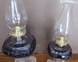 Antique Oil Lamp set