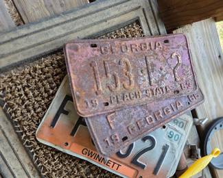 Vintage License Plates