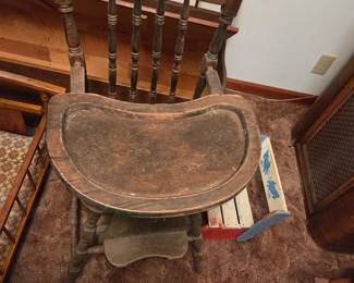 antique high chair