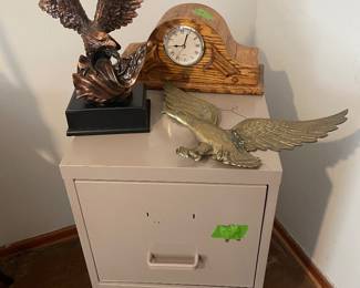 Brass and copper plated eagle