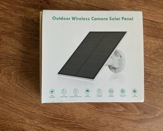 Outdoor Wireless Camera Solar Panel