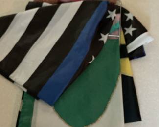 Assorted Decorative Flags and Banners