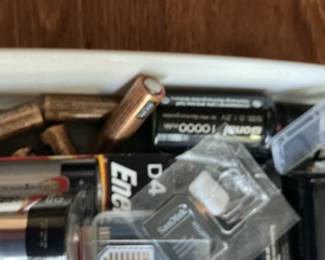 Assorted Batteries and SD Cards Lot