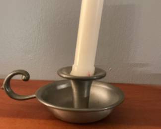 Pewter Chambersticks