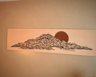 Mid-Century Modern Panoramic Landscape Wall Art