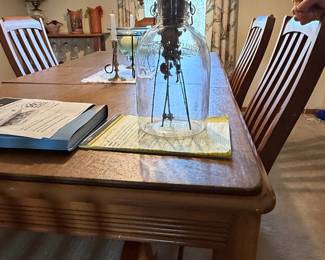 Glass Jug with Wire Bail Handle and Decorative Stopper