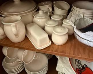 Creamware Ceramic Dinnerware Set