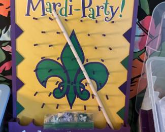 Mardi-Party! Fleur-de-lis Toss Game
