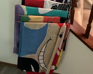 Assorted Decorative Flags and Banners