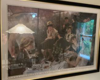 Auguste Renoir "Le Déjeuner des Canotiers" (Luncheon of the Boating Party) Framed Print