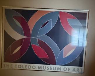 Frank Stella "Lac Laronge IV" 1986 Toledo Museum of Art Exhibition Print