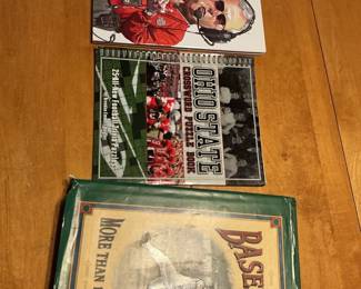 Ohio State Buckeyes and Baseball Books Lot