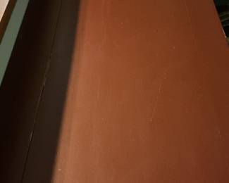 Red Farmhouse Kitchen Table with Four Chairs