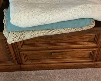 Vintage Lace and Embroidered Linens Lot