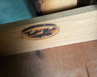 Vintage Maddox Tables Kidney-Shaped Desk and Chair Set