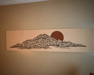 Mid-Century Modern Panoramic Landscape Wall Art