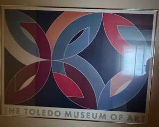Frank Stella "Lac Laronge IV" 1986 Toledo Museum of Art Exhibition Print
