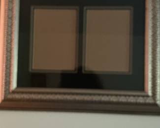 Set of Three Double Photo Frames