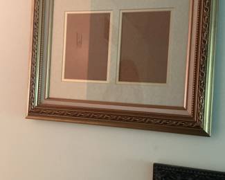 Set of Three Double Photo Frames